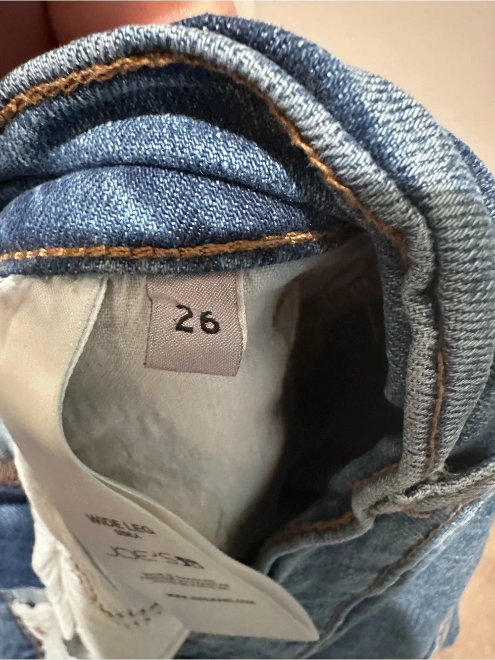 Joe's Jeans Medium Blue Wide-Leg Denim